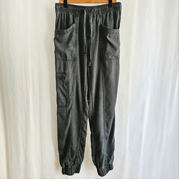 Nicole Miller Olive Green Jogger Pants - Picture 3 of 14